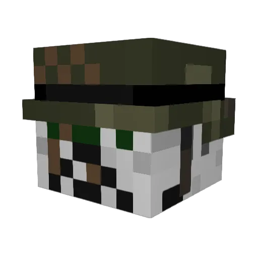 Gonakuski1 Minecraft avatar head, 3D render