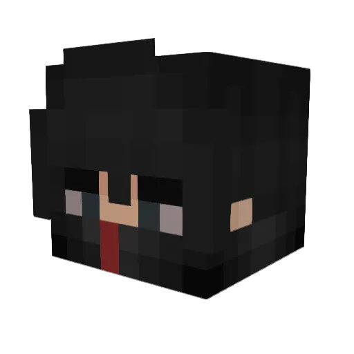 Gonbalo Minecraft avatar head, 3D render