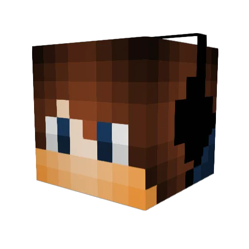 GoncalomlCraft Minecraft avatar head, 3D render