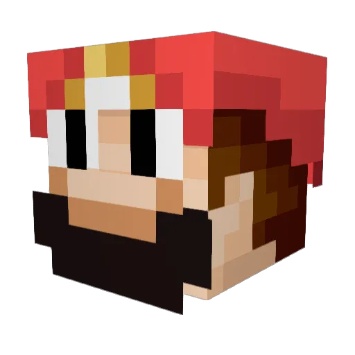 Gonchi2014 Minecraft avatar head, 3D render