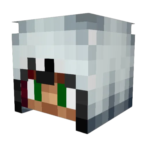 Goncho_00 Minecraft avatar head, 3D render