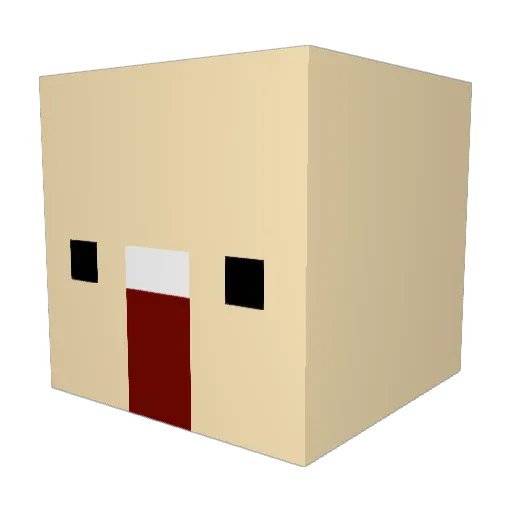 Gondi1601 Minecraft avatar head, 3D render