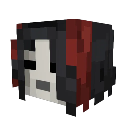 Goner_Metalhead Minecraft avatar head, 3D render