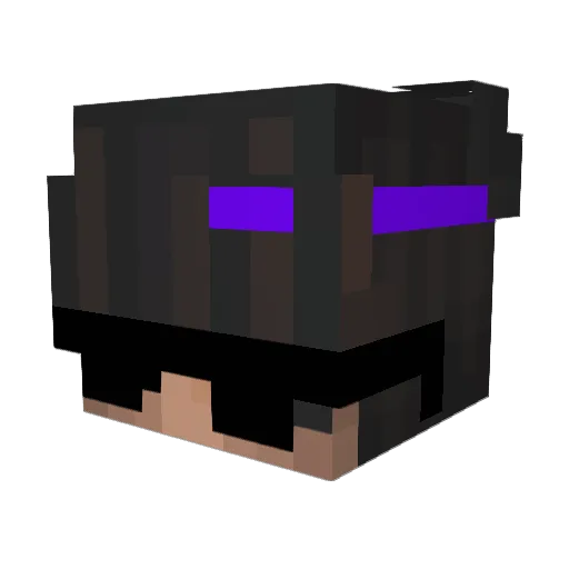 GongGongRF Minecraft avatar head, 3D render