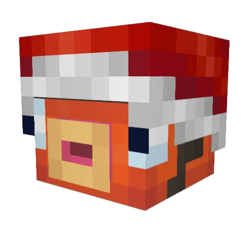 GonkaTheFishy Minecraft avatar head, 3D render