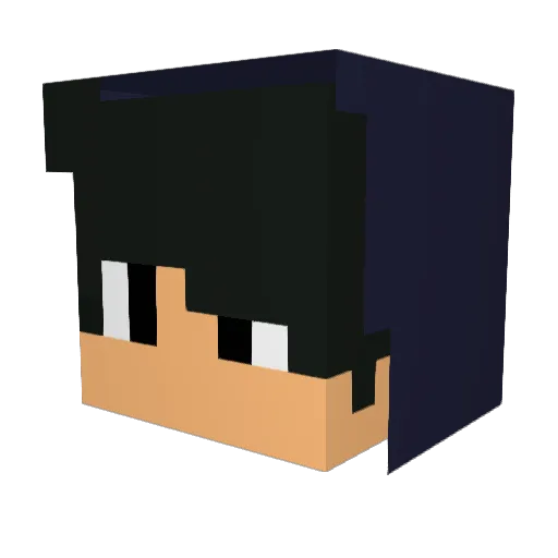 Gonsi11 Minecraft avatar head, 3D render