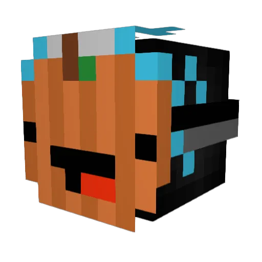 Gonza_V Minecraft avatar head, 3D render
