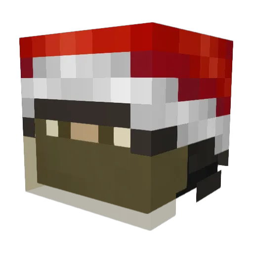 GonzaloWTF Minecraft avatar head, 3D render