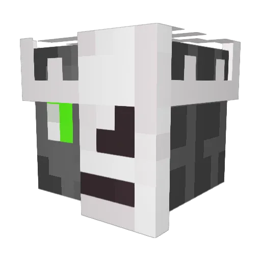 GonzillaKing44 Minecraft avatar head, 3D render