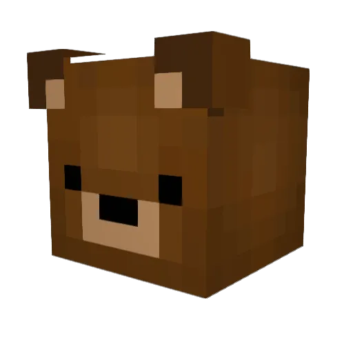GonzoPlayer Minecraft avatar head, 3D render