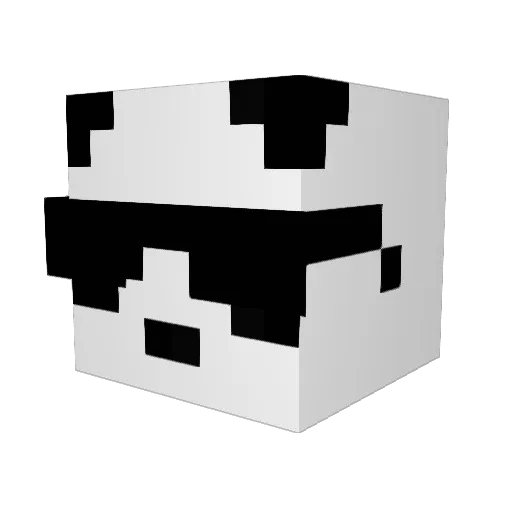 Gonzzac Minecraft avatar head, 3D render