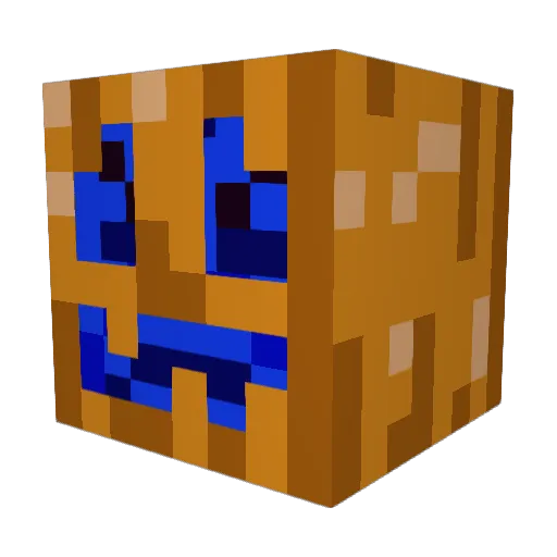 GooCraft Minecraft avatar head, 3D render