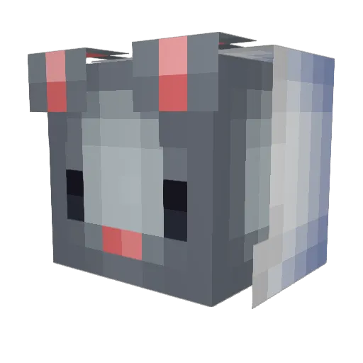 GooDbAy_ Minecraft avatar head, 3D render