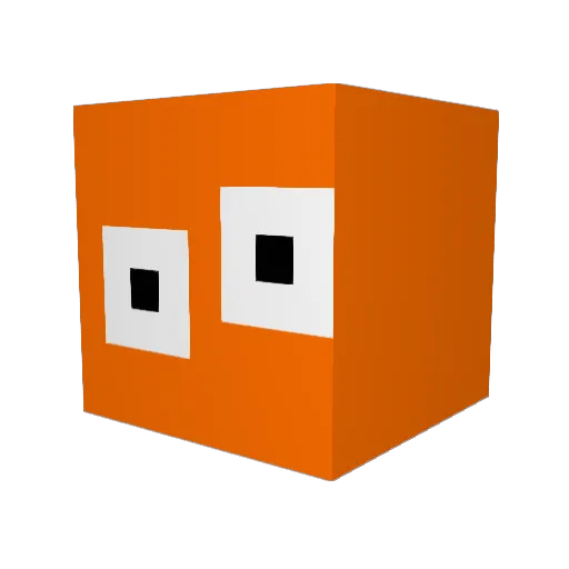 GooGoobrr Minecraft avatar head, 3D render