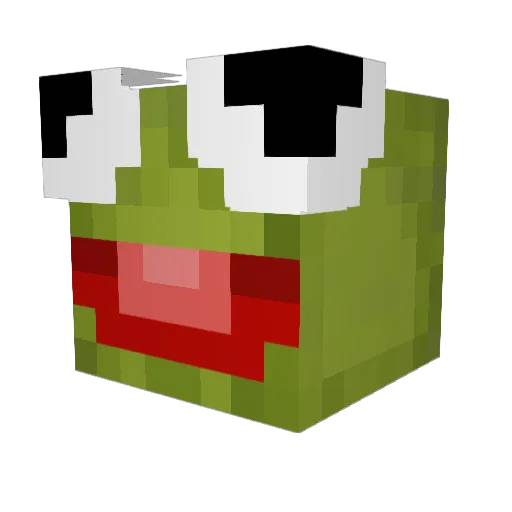 GooGoopy_ Minecraft avatar head, 3D render