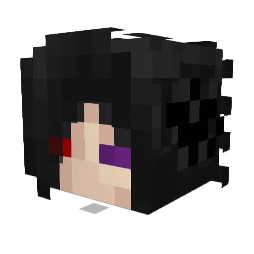 GooZeRx Minecraft avatar head, 3D render