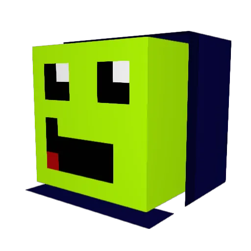 GooZiiiLagom Minecraft avatar head, 3D render