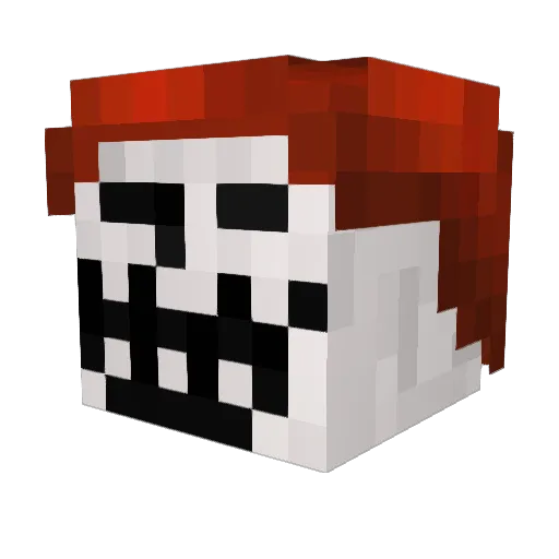 Goob81 Minecraft avatar head, 3D render