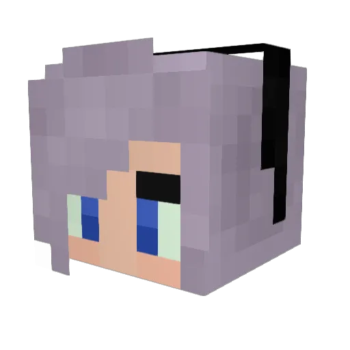 Goober13 Minecraft avatar head, 3D render