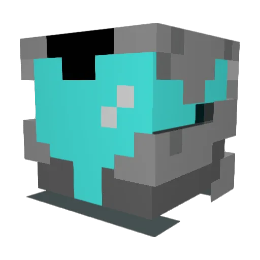 Goober32 Minecraft avatar head, 3D render