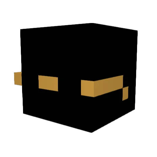 Gooberdome Minecraft avatar head, 3D render