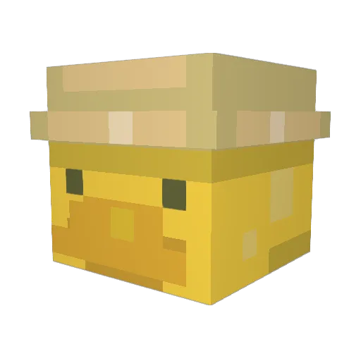Goobergaz Minecraft avatar head, 3D render