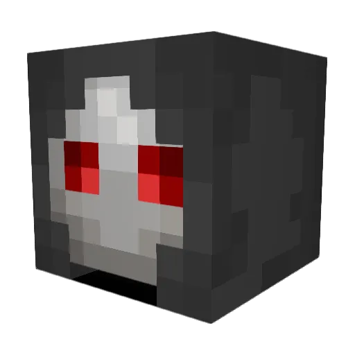 GooberyBean Minecraft avatar head, 3D render
