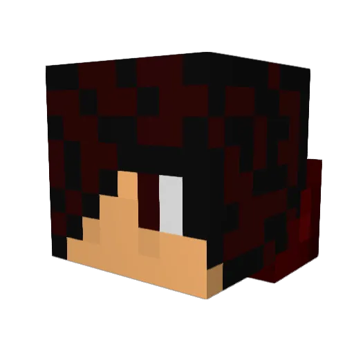 Goobie52 Minecraft avatar head, 3D render