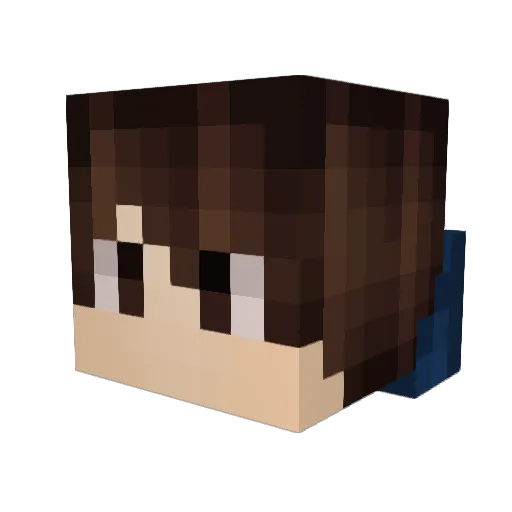 Goobsterman1 Minecraft avatar head, 3D render