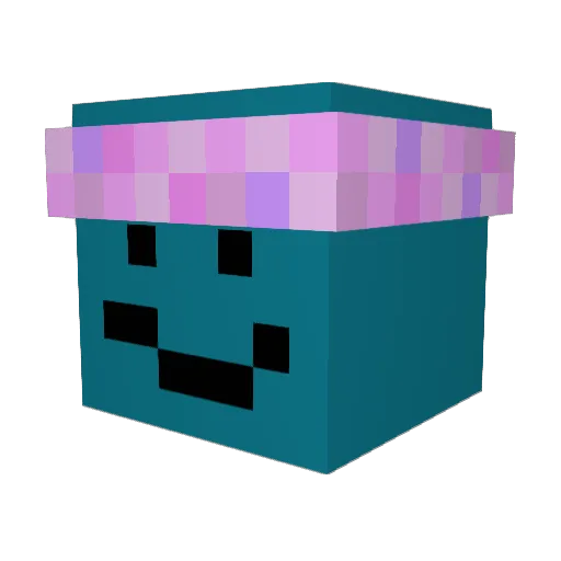 GoobyGooberGoo Minecraft avatar head, 3D render