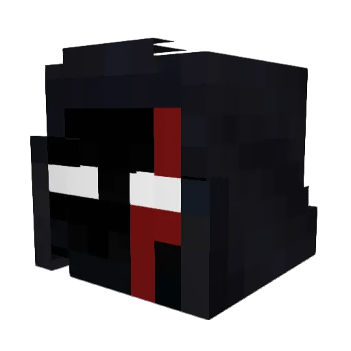 GoobzGod Minecraft avatar head, 3D render