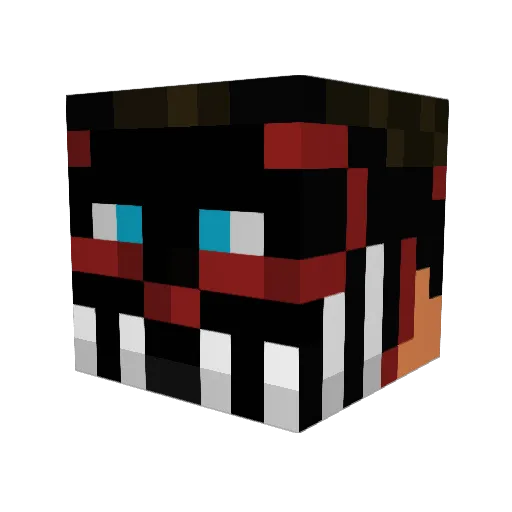 GoochCraft75 Minecraft avatar head, 3D render