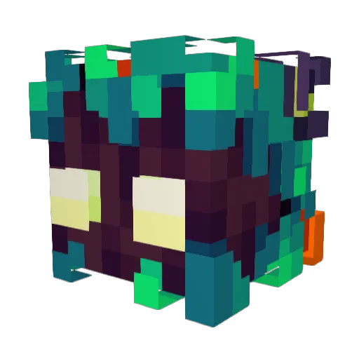 Good3191 Minecraft avatar head, 3D render
