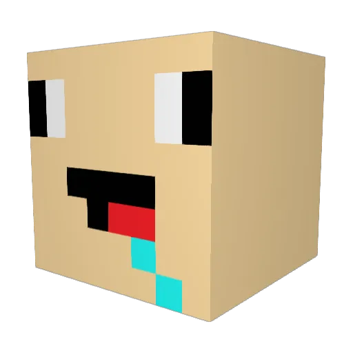 Good4You7 Minecraft avatar head, 3D render