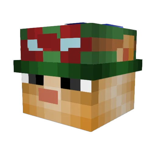 GoodApollo94 Minecraft avatar head, 3D render