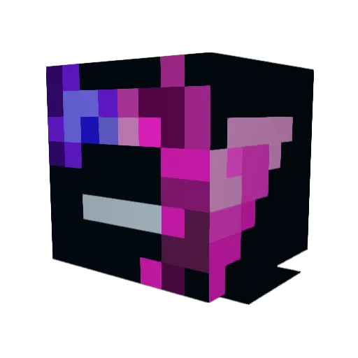 GoodBoji Minecraft avatar head, 3D render