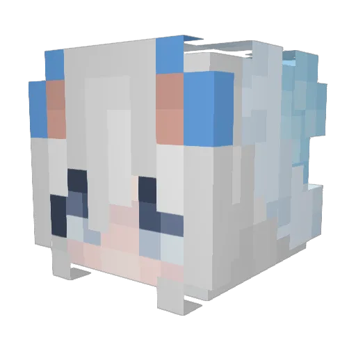 GoodBoyMicah Minecraft avatar head, 3D render