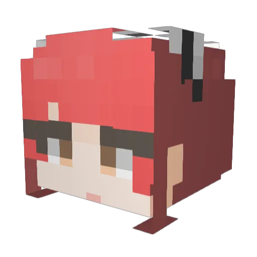 GoodDay777 Minecraft avatar head, 3D render