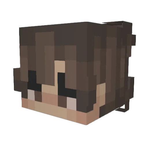 GoodGameKid Minecraft avatar head, 3D render