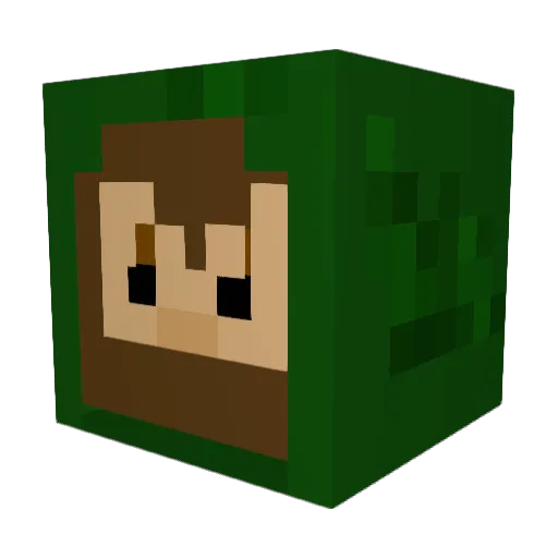 GoodGrampJoJo Minecraft avatar head, 3D render