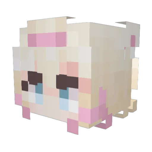 GoodGuyXL Minecraft avatar head, 3D render