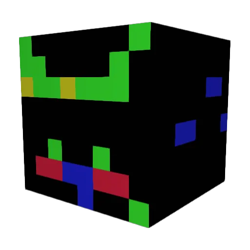 GoodHonza Minecraft avatar head, 3D render
