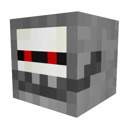 GoodLlFE Minecraft avatar head, 3D render