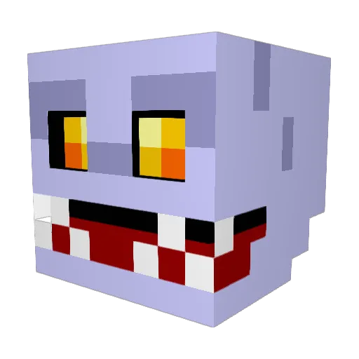 GoodNuffGaming Minecraft avatar head, 3D render