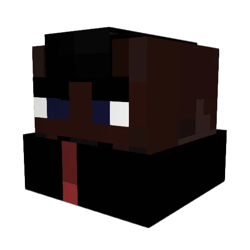 GoodQueen_ Minecraft avatar head, 3D render