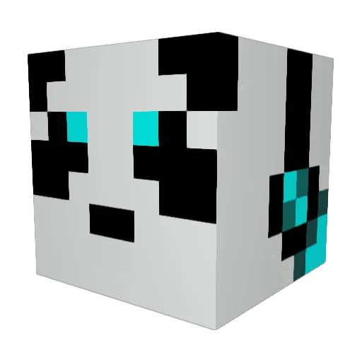 GoodSkins Minecraft avatar head, 3D render
