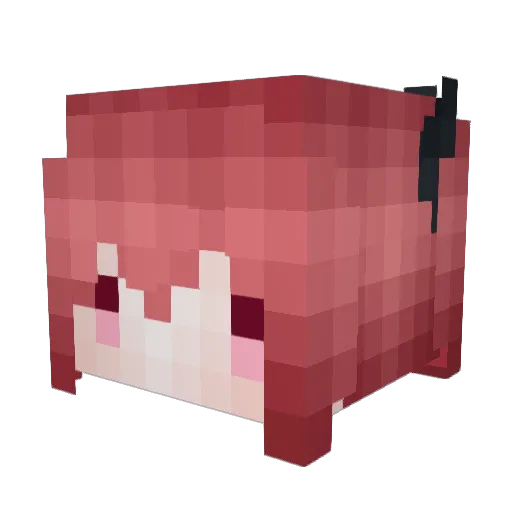 GoodSpy Minecraft avatar head, 3D render