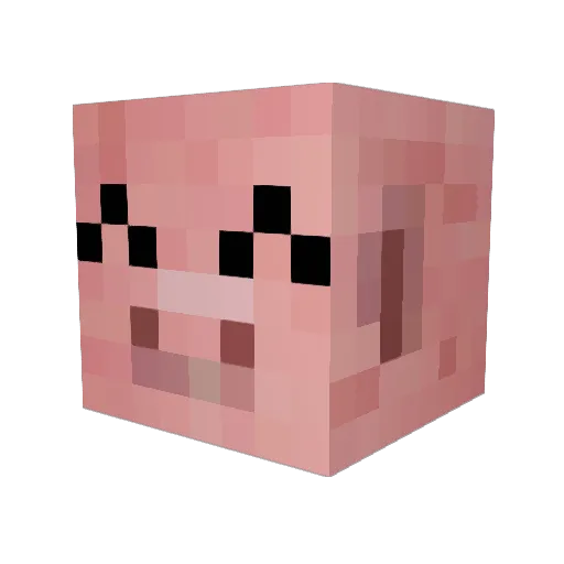 GoodSwan Minecraft avatar head, 3D render