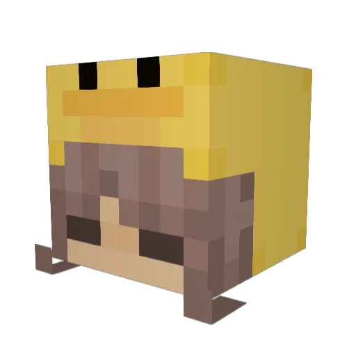 GoodVibesOnly80 Minecraft avatar head, 3D render