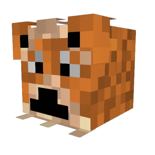 GoodWhereas Minecraft avatar head, 3D render